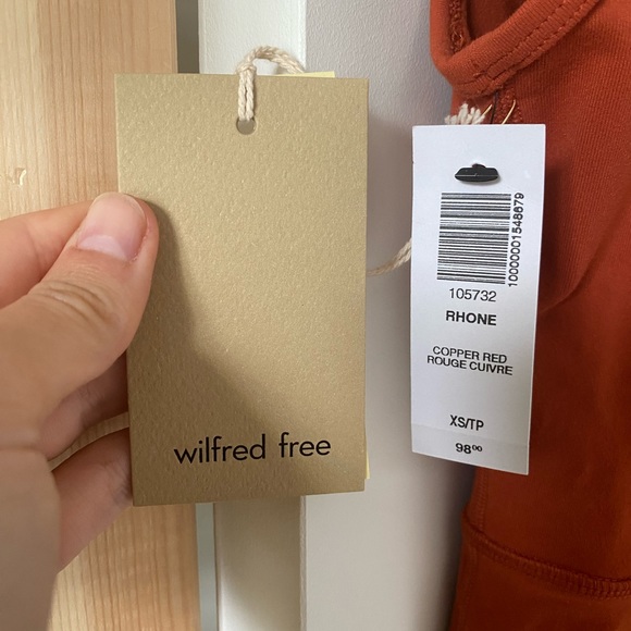 NWT Wilfred FREE Rhône Jumpsuit (Divinity Romper Full Length) XS - Picture 4 of 5